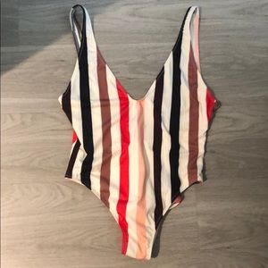 Solid & Striped One-Piece - Multi NWT